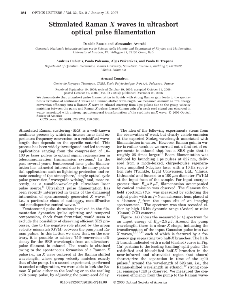 Stimulated-Raman X-waves in ultrashort optical pulse Filamentation