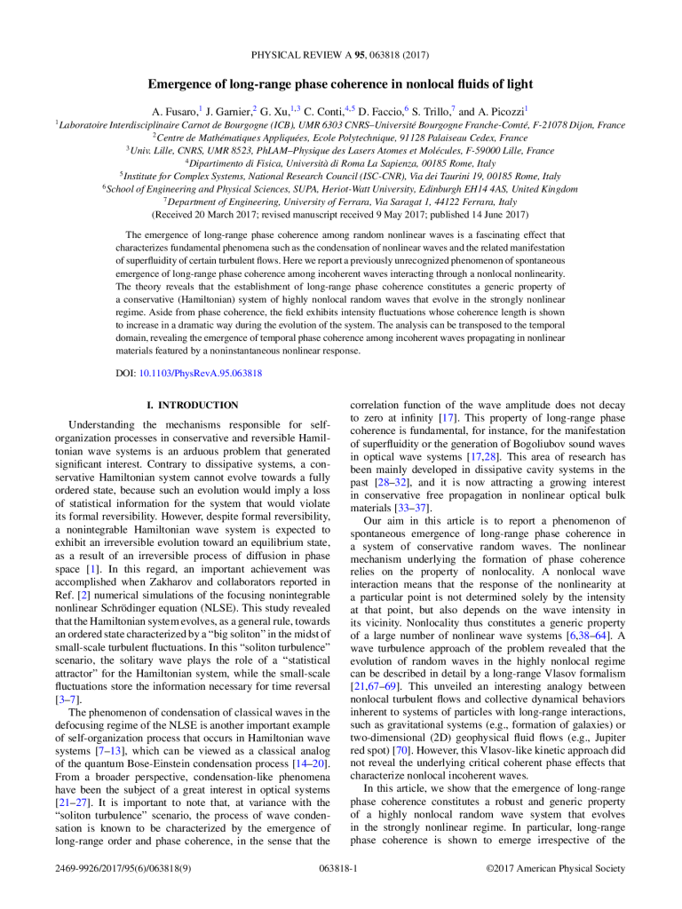 Emergence of long-range phase coherence in nonlocal fluids of light