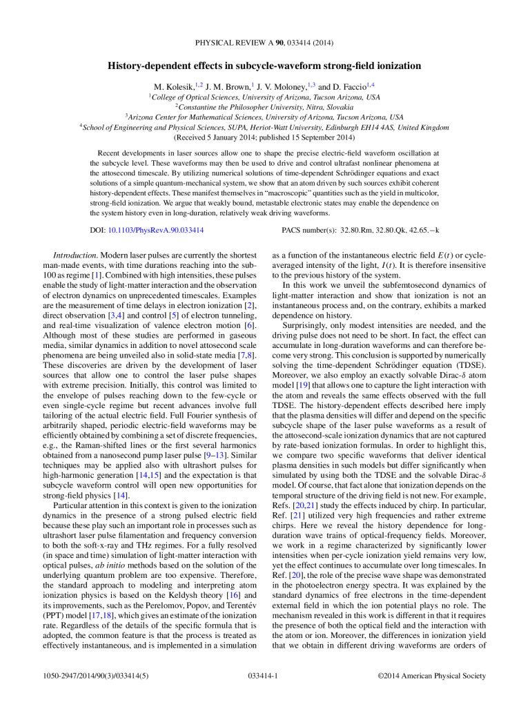 History-dependent effects in subcycle-waveform strong-field ionization