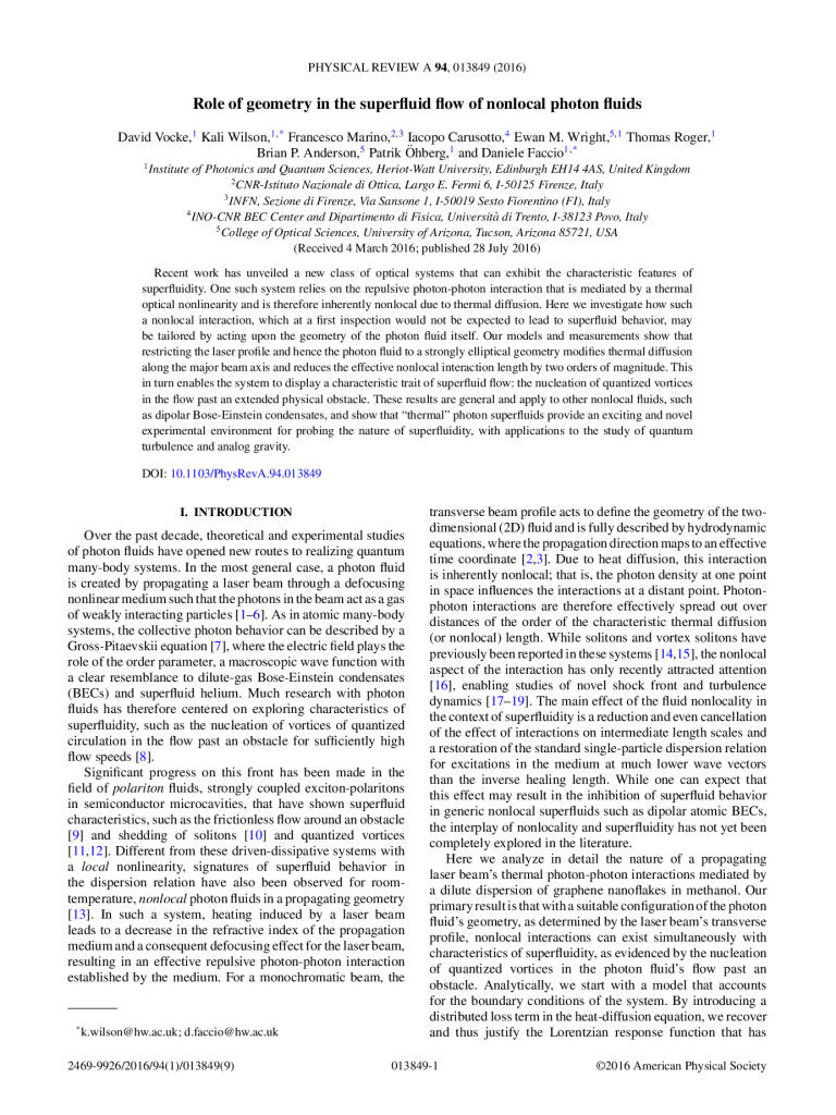 Role of geometry in the superfluid flow of nonlocal photon fluids